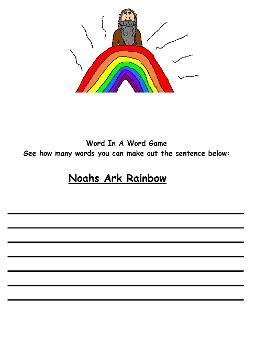 noahs ark sunday school lesson plan for kids in sunday school